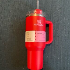 New Stanley Valentines Collection Red Tumbler with Straw